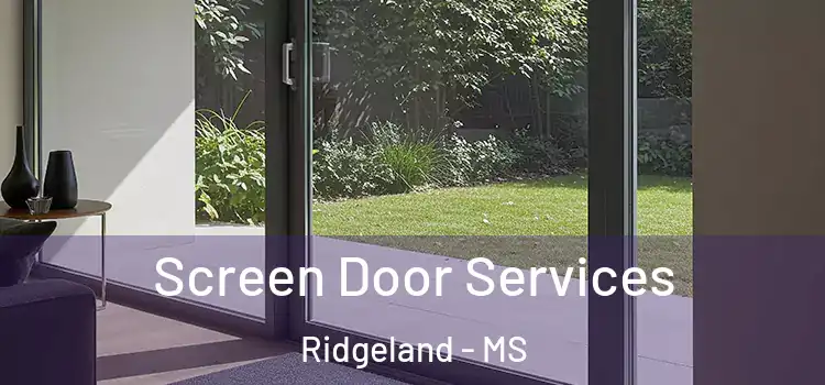 Screen Door Services Ridgeland - MS